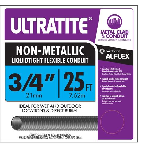 ultratite non-metalic 3 4 liquid tight conduit box fittings|ultratite conduit.